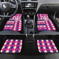 Personalized Barbados Cricket Christmas Car Mats Merry Xmas Royals - Wonder Print Shop
