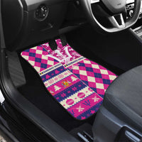 Personalized Barbados Cricket Christmas Car Mats Merry Xmas Royals - Wonder Print Shop