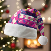 Personalized Barbados Cricket Christmas Santa Hat Merry Xmas Royals - Wonder Print Shop
