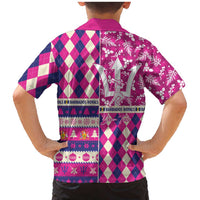 Personalized Barbados Cricket Christmas Family Matching Mermaid Dress and Hawaiian Shirt Merry Xmas Royals - Wonder Print Shop