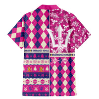 Personalized Barbados Cricket Christmas Family Matching Mermaid Dress and Hawaiian Shirt Merry Xmas Royals - Wonder Print Shop