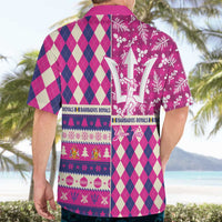Personalized Barbados Cricket Christmas Hawaiian Shirt Merry Xmas Royals - Wonder Print Shop