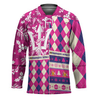 Personalized Barbados Cricket Christmas Hockey Jersey Merry Xmas Royals - Wonder Print Shop