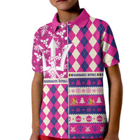 Personalized Barbados Cricket Christmas Kid Polo Shirt Merry Xmas Royals - Wonder Print Shop