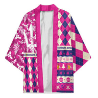 Personalized Barbados Cricket Christmas Kimono Merry Xmas Royals - Wonder Print Shop