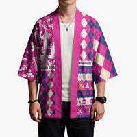 Personalized Barbados Cricket Christmas Kimono Merry Xmas Royals - Wonder Print Shop