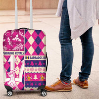 Barbados Cricket Christmas Luggage Cover Merry Xmas Royals - Wonder Print Shop