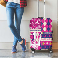 Barbados Cricket Christmas Luggage Cover Merry Xmas Royals - Wonder Print Shop