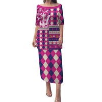 Personalized Barbados Cricket Christmas Puletasi Merry Xmas Royals - Wonder Print Shop