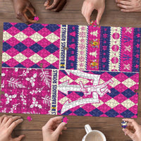 Barbados Cricket Christmas Puzzle Merry Xmas Royals - Wonder Print Shop