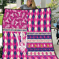 Barbados Cricket Christmas Quilt Merry Xmas Royals - Wonder Print Shop