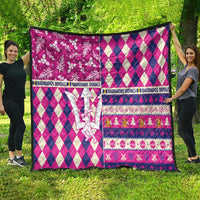 Barbados Cricket Christmas Quilt Merry Xmas Royals - Wonder Print Shop