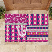 Barbados Cricket Christmas Rubber Doormat Merry Xmas Royals - Wonder Print Shop