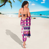 Barbados Cricket Christmas Sarong Merry Xmas Royals - Wonder Print Shop
