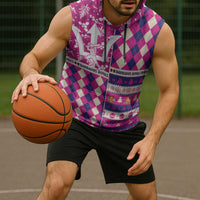 Personalized Barbados Cricket Christmas Sleeveless Hoodie Merry Xmas Royals - Wonder Print Shop