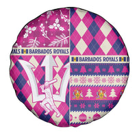Barbados Cricket Christmas Spare Tire Cover Merry Xmas Royals - Wonder Print Shop