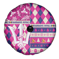 Barbados Cricket Christmas Spare Tire Cover Merry Xmas Royals - Wonder Print Shop