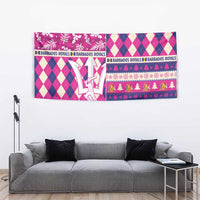 Barbados Cricket Christmas Tapestry Merry Xmas Royals - Wonder Print Shop