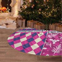 Barbados Cricket Christmas Tree Skirt Merry Xmas Royals - Wonder Print Shop