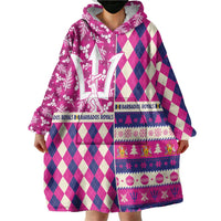 Personalized Barbados Cricket Christmas Wearable Blanket Hoodie Merry Xmas Royals - Wonder Print Shop