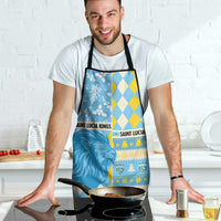 St Lucia Cricket Christmas Apron Merry Xmas Kings - Wonder Print Shop