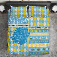 St Lucia Cricket Christmas Bedding Set Merry Xmas Kings - Wonder Print Shop
