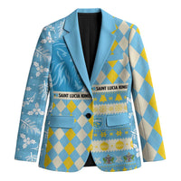Personalized St Lucia Cricket Christmas Blazer Merry Xmas Kings - Wonder Print Shop