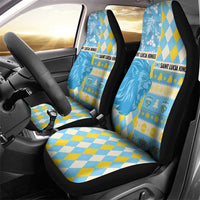 St Lucia Cricket Christmas Car Seat Cover Merry Xmas Kings - Wonder Print Shop