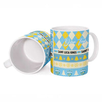 Personalized St Lucia Cricket Christmas Ceramic Mug Merry Xmas Kings - Wonder Print Shop