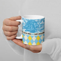 Personalized St Lucia Cricket Christmas Ceramic Mug Merry Xmas Kings - Wonder Print Shop