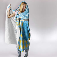 St Lucia Cricket Christmas Hooded Blanket Merry Xmas Kings - Wonder Print Shop