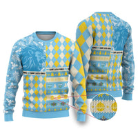 Personalized St Lucia Cricket Christmas Ugly Christmas Sweater Merry Xmas Kings - Wonder Print Shop