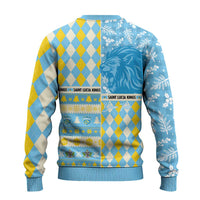 Personalized St Lucia Cricket Christmas Ugly Christmas Sweater Merry Xmas Kings - Wonder Print Shop