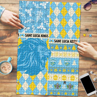 St Lucia Cricket Christmas Puzzle Merry Xmas Kings - Wonder Print Shop