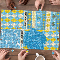 St Lucia Cricket Christmas Puzzle Merry Xmas Kings - Wonder Print Shop