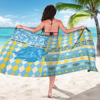 St Lucia Cricket Christmas Sarong Merry Xmas Kings - Wonder Print Shop