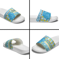 St Lucia Cricket Christmas Slide Sandals Merry Xmas Kings - Wonder Print Shop