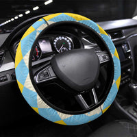 St Lucia Cricket Christmas Steering Wheel Cover Merry Xmas Kings - Wonder Print Shop