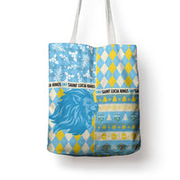 St Lucia Cricket Christmas Tote Bag Merry Xmas Kings - Wonder Print Shop