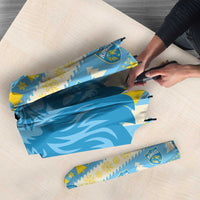 St Lucia Cricket Christmas Umbrella Merry Xmas Kings - Wonder Print Shop