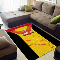 Papua New Guinea Rubgby Area Rug Pacific 2023 Go PNG Kumuls - Wonder Print Shop