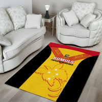 Papua New Guinea Rubgby Area Rug Pacific 2023 Go PNG Kumuls - Wonder Print Shop