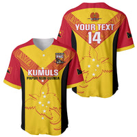Custom Papua New Guinea Rubgby Baseball Jersey Pacific 2023 Go PNG Kumuls - Wonder Print Shop