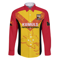 Custom Papua New Guinea Rubgby Family Matching Long Sleeve Bodycon Dress and Hawaiian Shirt Pacific 2023 Go PNG Kumuls - Wonder Print Shop