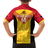 Custom Papua New Guinea Rubgby Kid Hawaiian Shirt Pacific 2023 Go PNG Kumuls - Wonder Print Shop