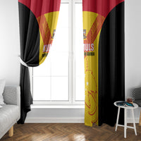 Papua New Guinea Rubgby Window Curtain Pacific 2023 Go PNG Kumuls - Wonder Print Shop