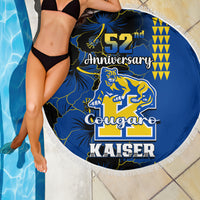 Hawaii Kaiser High School Beach Blanket Kakau Mix Hibiscus Happy 52nd Anniversary - Wonder Print Shop