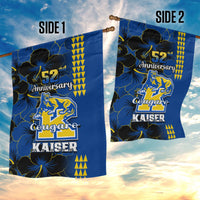 Hawaii Kaiser High School Garden Flag Kakau Mix Hibiscus Happy 52nd Anniversary - Wonder Print Shop