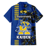 Hawaii Kaiser High School Hawaiian Shirt Kakau Mix Hibiscus Happy 52nd Anniversary - Wonder Print Shop