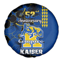 Hawaii Kaiser High School Spare Tire Cover Kakau Mix Hibiscus Happy 52nd Anniversary - Wonder Print Shop